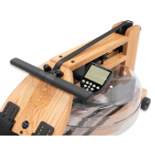 WaterRower A1 i massiv ek, detalj av stomme och vattentank