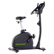 Tunturi E80 Endurance motionscykel sedd i sned vinkel med tydlig ramkonstruktion och sadel