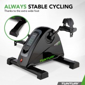 Tunturi Cardio Fit M50 pedaltränare med fjärrkontroll och display