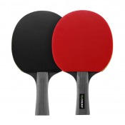 Court Advanced pingisracketar svart och röd ovanifrån
