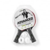 Närbild på pingisbollar från Court Advanced racketset