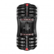 Justerbar hantel 36 kg sett ovanifrån