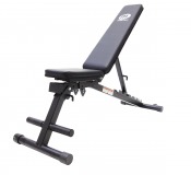 Bench black 2 fold sittande