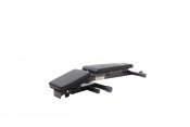 Bench black 2 fold ihopfälld