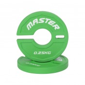 Master Fitness Add On Plates grön 0,25 kg