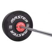 Master Fitness Add On Plates röd 1 kg på skivstång