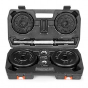 Adjustable Dumbbell Set 15 kg i stängd förvaringsväska