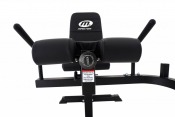 Master Fitness BX25 – sittdel och ryggstöd, ergonomisk position för benspark/bencurl
