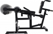Master Fitness BX25 – bencurl/benspark med rulle, träningsposition (illustration)