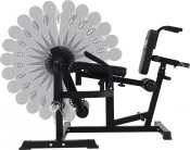Master Fitness BX25 – ryggresning/magövning med rulle, träningsposition (illustration)