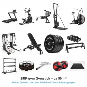 BRF-gym Gymstick 50 m² – färdigt gympaket för föreningar med Bonkers gymgolv