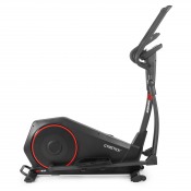 Gymstick GX6.0 crosstrainer sedd i sned sidovy med kompakt form och integrerat svänghjulshölje