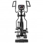 Gymstick PRO20.0 crosstrainer sedd framifrån med symmetrisk uppbyggnad och vertikala handtag