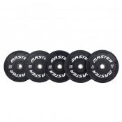 Master Fitness Easygrip Black bumperviktskivor i set