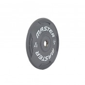 Master Fitness Easygrip Color bumperviktskiva grå 5kg