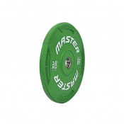 Master Fitness Easygrip Color bumperviktskiva grön 10kg