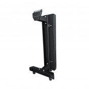 Justerbart stöd i robust stål – designat för stabilitet och mångsidighet vid olika träningsövningar.