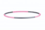 1,5 kg Joined Hula Hoop rockring i grått och rosa