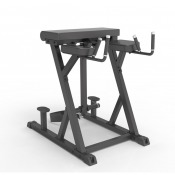 Impulse IFP1619 Reverse Hyperextension sedd snett bakifrån