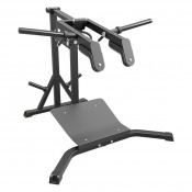 Impulse IFP1707 Leverage Squat Calf Black sedd snett framifrån