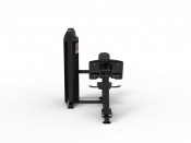 Impulse PL9010 Leg Press Calf Raise benmaskin i svart, sedd från sidan