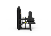 Impulse PL9019 Leg Extension Leg Curl benmaskin i svart, sedd från sidan