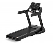 Master Fitness T50 löpband med svart ram, bred löpyta och uppfällbart handtag, visat fristående