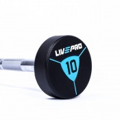 Livepro Urethane Barbell 10 kg – Fast skivstång