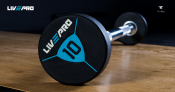 Livepro Urethane Barbell 10 kg – Fast skivstång