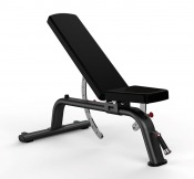Master Fitness Bench BC 2.0 snett bakifrån med uppfällt ryggstöd