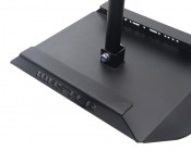 Närbild på Master Slädens robusta stålkonstruktion.