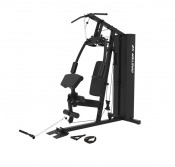 Master Hemgym X2 multigym träningsstation med 93 kg viktmagasin och skyddat metallhölje