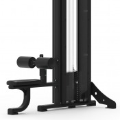 Gymstick Lat Pull Down 518M, detalj av dragstång och stångställ