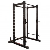 Alpha Power Rack i svart stål med chinsräcke, ingår i power rack-paketet