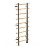 Master Fitness Wallbar – Ribbstol snett från sidan med väggfästen synliga