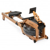 Gymstick GRW Fusion roddmaskin i sned vinkel med lång skena sits och fotstöd