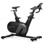 Gymstick Racer Bike inomhuscykel med svart ram svänghjul sadel och multigreppsstyre