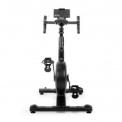 Gymstick Racer Bike inomhuscykel sedd framifrån med upprätt ram och brett styre