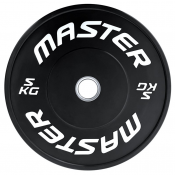 BUMPER PLATE SVART 5-25 KG