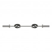 Gymleco 415Q Supra Curl Bar – 124 cm curlstång med roterande handtag för biceps och triceps utan att belasta handlederna.