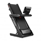 Gymstick GT10.0 löpband i sidovy med uppfälld konsol