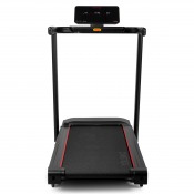 Gymstick GT3.0 löpband sedd framifrån med centrerad konsol och rektangulär löpyta