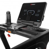 Gymstick GT5.0 löpband med display och kontrollpanel i närbild