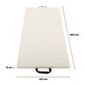 Måttskiss av vikbar träningsmatta 120 × 60 × 5 cm