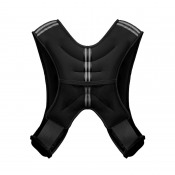 Slimmad viktväst 10 kg i svart bild tagen bakifrån