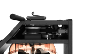 Kingsmith WM10 Waterrower, detalj av vattentank och display