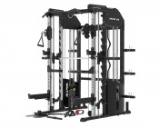 Master Fitness X18 Multimaskin – komplett träningsstation med Smithmaskin, kabeldrag och chins.