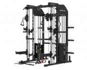 Master Fitness X18 Multimaskin – komplett träningsstation med Smithmaskin, kabeldrag och chins.
