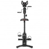 Gymstick Crank Bike X4 motionscykel sedd framifrån med upprätt ram och handvevar