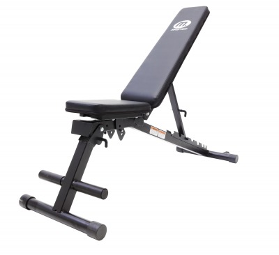 Bench black 2 fold sittande